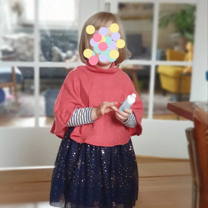 Kindercape blau