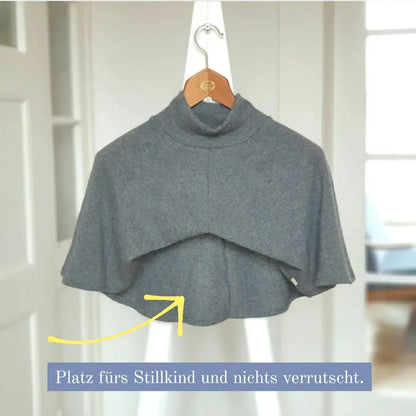 Kaschmir-Stillcape blau/dunkelblau