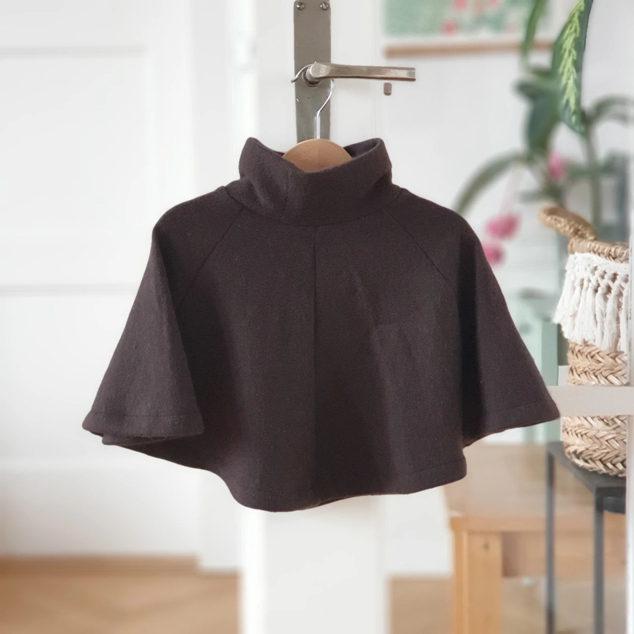 Kindercape dunkelbraun