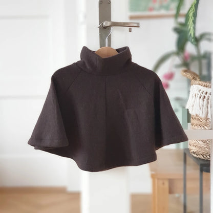 Kindercape dunkelbraun